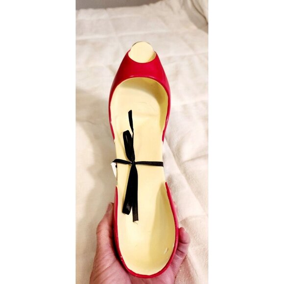 Red Stiletto Wine Bottle Holder By Barolo Blanc New With Box Christmas Gift - Picture 5 of 11